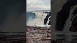 Canada’s underrated waterfall | Chaudière Falls Park | Suspension Bridge #quebec #canada #fishing