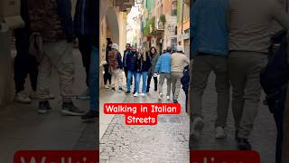 Walking in italian streets Best place to visit italy #travelvlog #italytravel #italianway #italylove