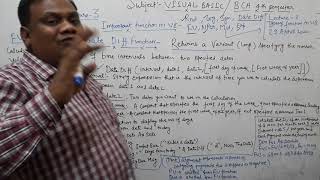 Lecture - 3 Important function in visual basic 6.0 ( Date diff function, Fv function, Mid function)
