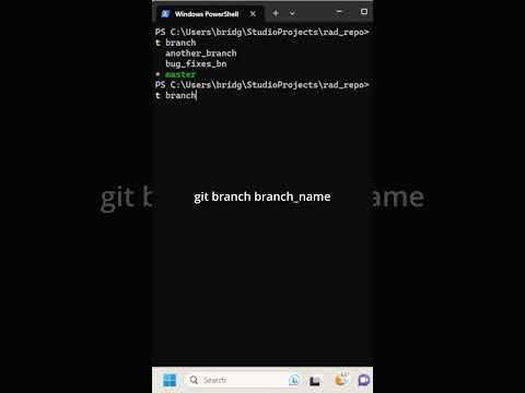 How to use Git: Command Line Basics (Branch) #shorts