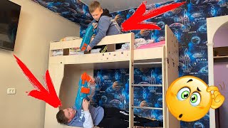 БАТЯ подставил БРАТЬЕВ😜 Nerf Show