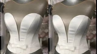 How to make a deep and neat plunging neckline with a skin illusion net