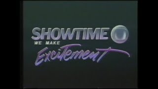 Showtime Promos \u0026 Bumpers August (1984)