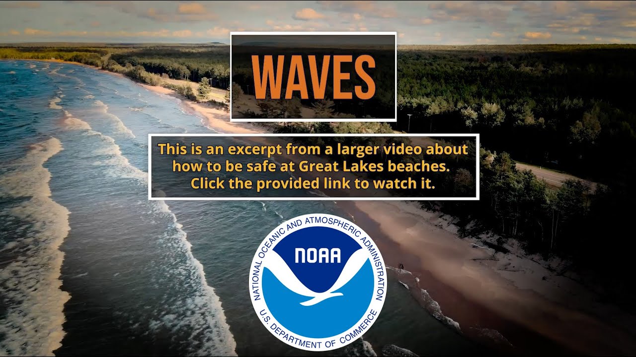 Excerpt 02 Play It Safe At Great Lakes Beaches Waves Youtube