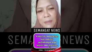 KATANYA IBU INI MANTAN BHAYANGKARI,BELIAU MEMINTA FERDY SAMBO DIBEBASKAN DEMI ALASAN KEADILAN