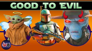 The Book Of BOBA FETT Characters: Good to Evil