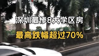 深圳暴跌最惨8大学区房，最高跌幅超过70%