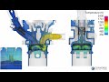 simulating in cylinder combustion and conjugate heat transfer in a single cylinder engine