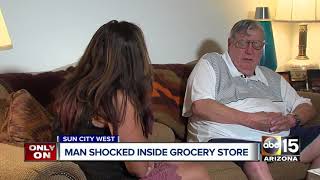 Man shocked inside Sun City West grocery store