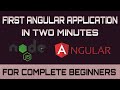 How To Create First Angular Application | Getting Started With Angular
