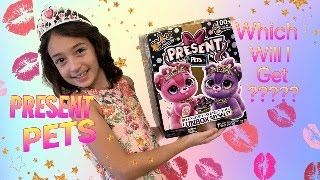 Present Pets Princess Puppy Unboxing- Will we get Cici or Maize? Interactive Surprise Plush Toy Pet