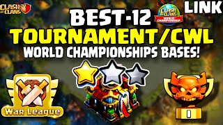 💥UNSEEN💥TOP-12 TH16 CWL & War  Base Link..Th16 Legend League Base..Th16 Anti Root Rider Base Link.