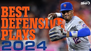 Francisco Lindor 2024 Best Defensive Plays | NY Mets 2024 Highlights | SNY