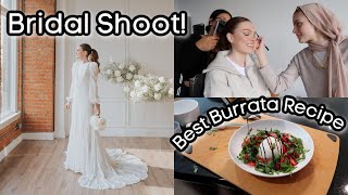 Come to a Bridal Shoot with Me + The Best Burrata Recipe Ever