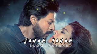 Janam Janam (Slow & Reverb) 🎧| ❤️ Shahrukh Khan & Kajol | Hindi Song