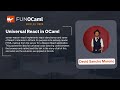 Universal React in OCaml - David Sancho Moreno - FUN OCaml 2024