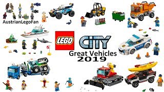 Lego City Great Vehicles 2019 Compilation of all Sets