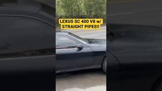 Lexus SC 400 4.0 V8 DUAL EXHAUST w/ STRAIGHT PIPES! #shorts