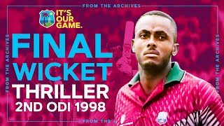 Final Wicket THRILLER! | Classic Match Highlights | Windies v England 1998