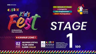 LIVE - AL BIRR KIDS FEST 24-25 || CHALAD , KANNUR ZONE || STAGE 1 || 02/01/2025