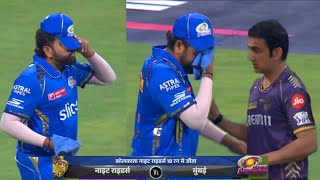 Gautam Gambhir did this when Rohit Sharma was crying after MI lost against KKR | MIvsKKR