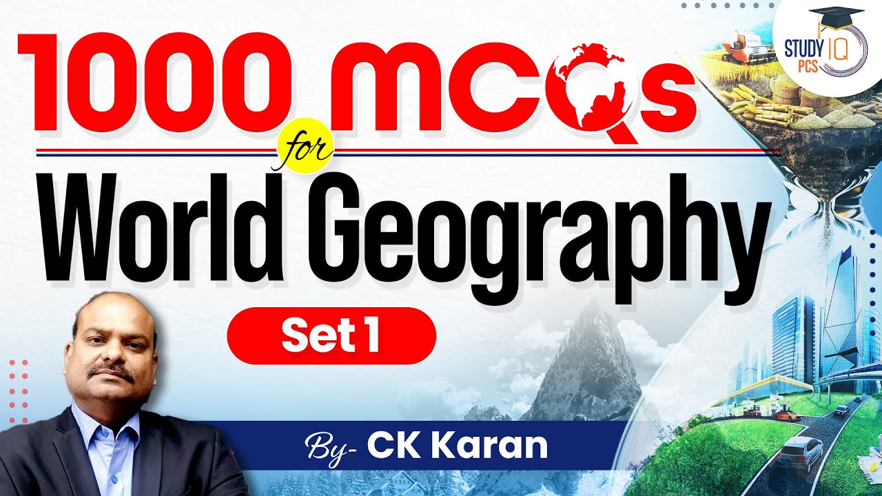 1000 MCQs - World Geography Set 1 | World Geography MCQs | Geography ...