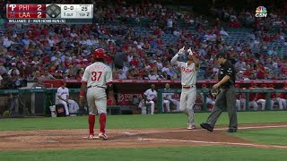 PHI@LAA: Williams belts a two-run home run in the 2nd