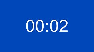 5 Second Timer Video Blue Backdrop Simple Design