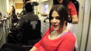 Khloe Kardashian Behind the Scenes of Law & Order: LA