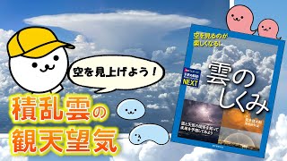 積乱雲の観天望気『空を見るのが楽しくなる！雲のしくみ』荒木健太郎・津田紗矢佳