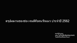 สรุปผลงานในปีพ.ศ.2562