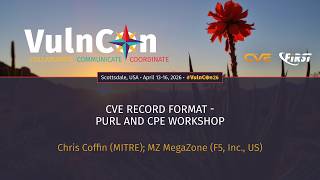 CVE Record Format - Purl and CPE Workshop