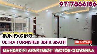 MANDAKINI APARTMENT SECTOR-2 DWARKA || LUXURY 3BHK 3BATH FLAT @PropertyPandit CALL 9717866186