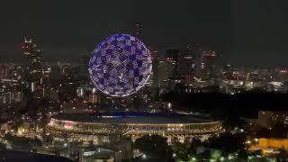 東京2020オリンピック開会式　ドローン