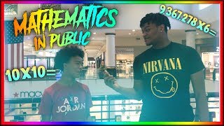 ASKING MATH QUESTION IN PUBLIC | How smart is the people of NC