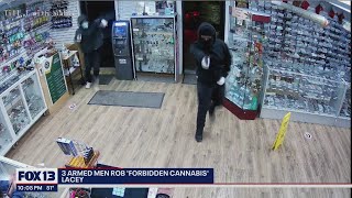 3 armed men rob Lacey dispensary