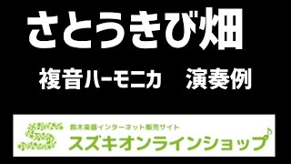 【複音ハーモニカ】『さとうきび畑』演奏例（★★初心者向け：3穴奏法）【スズキオンラインショップにて楽譜\u0026ギター伴奏販売中♬】