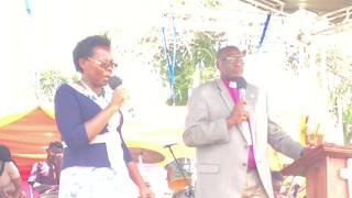 Rwanda Bishop Emmanuel of Kibungo shares at the Healing for the Nations Convention