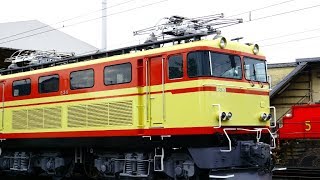 復活？元西武電機E34！古典貨車チキ303！ 塩郷吊り橋とSL列車！（大井川鉄道）