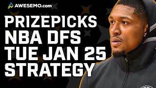 PrizePicks NBA Fantasy Strategy & Picks Today | Tuesday 1/25/22