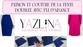 Comment faire une fente doublée tailleur ? patron et couture