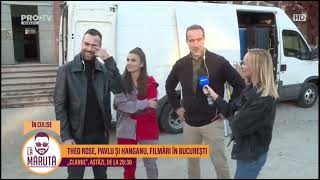 Ce fac Theo Rose, Pavlu și Hanganu în timpul pauzelor de la filmări?