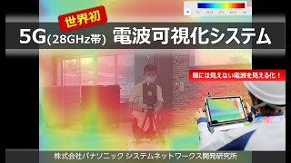 5G（28GHz帯）電波可視化システムー(株) パナソニック システムネットワークス開発研究所