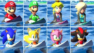 Mario and Sonic at the Tokyo 2020 Olympic Games - Surfing (All Characters)