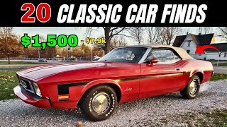 20 Classic Cars You Can Buy for Under $8,000!