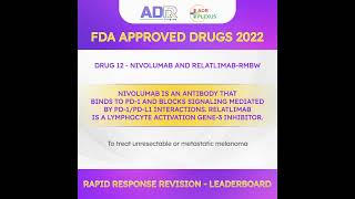 ADrPlexus FDA APPROVED Drugs 2022 Mechanism of Action and Rx Indication