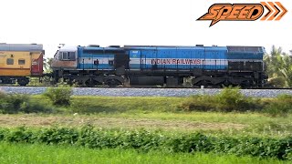 [4K]: Goodbye UBL WDP 4 Long Hood Power with the Speeding Train 😢| INDIAN RAILWAYS