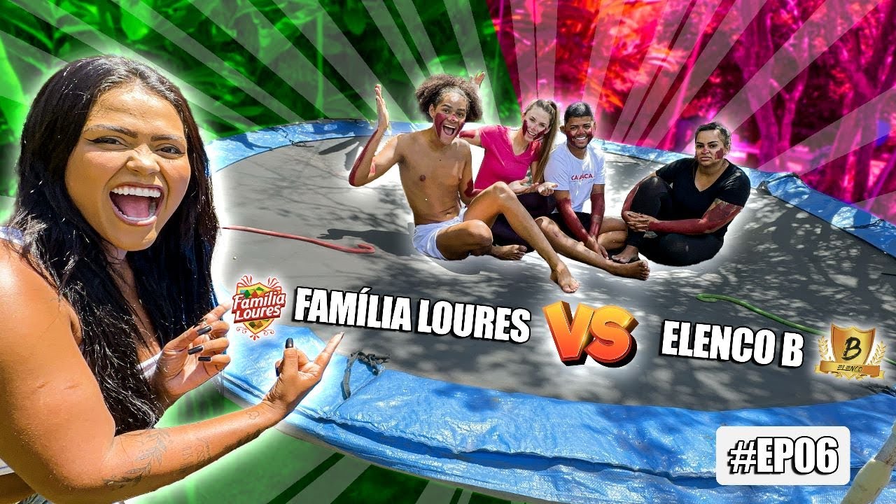 O ÚLTIMO A SAIR DA CAMA ELÁSTICA GANHA 10.000!!! (FAMÍLIA LOURES VS ...