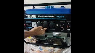 Teste do gerador de energia Tssaper TS3600B #gerador