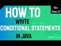 ✔ Java Conditional Statements | (Video 186)